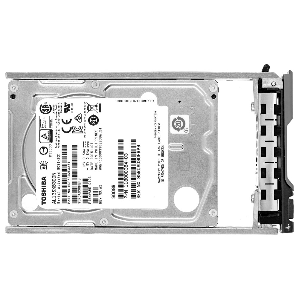 AL13SXB300N TOSHIBA HDD 300GB 15K SAS 2.5" HOT-SWAP FOR DELL SERVERS